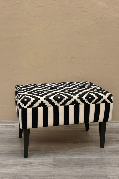 Alberto Stool 02 | Premium Fabric Accent Stool