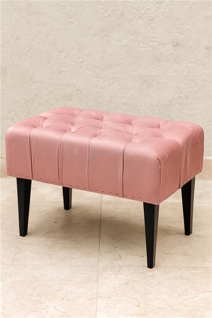 Alberto Stool | Premium Fabric Accent Stool