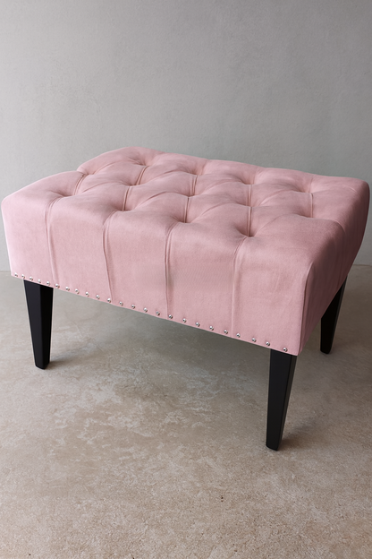 Alberto Stool | Premium Fabric Accent Stool