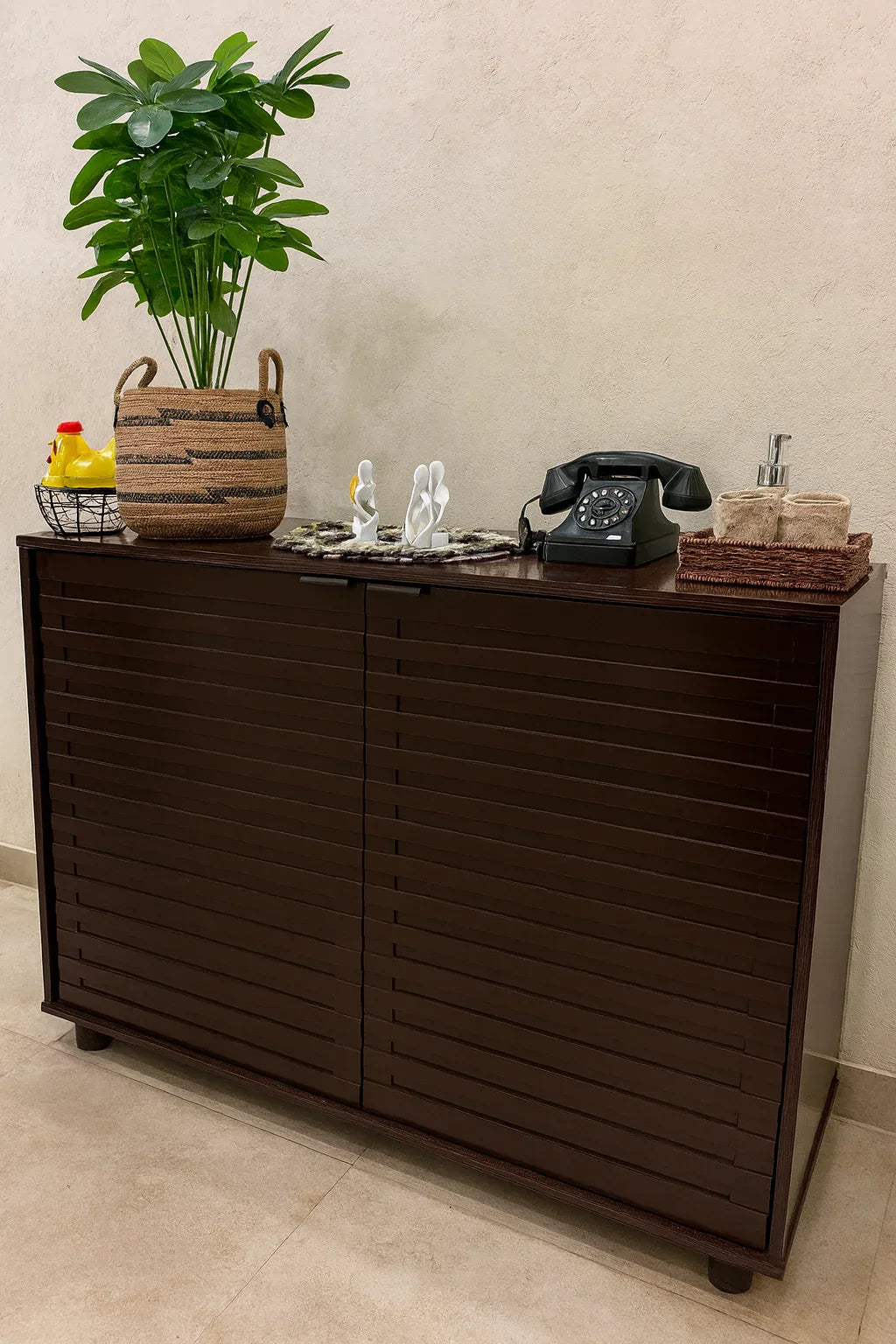 Alcantara Shoe Rack with Doors – MDF Storage in Pakistan