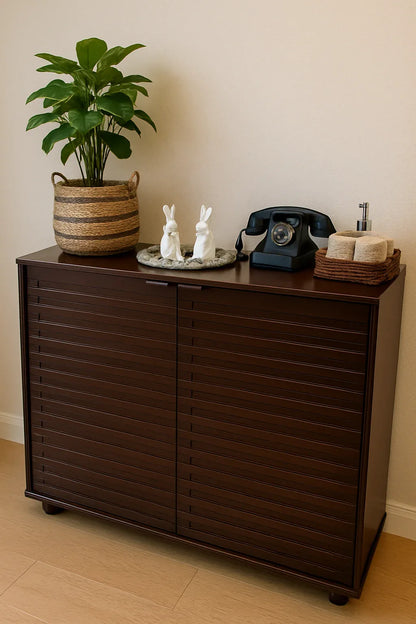 Alcantara Shoe Rack with Doors – MDF Storage in Pakistan
