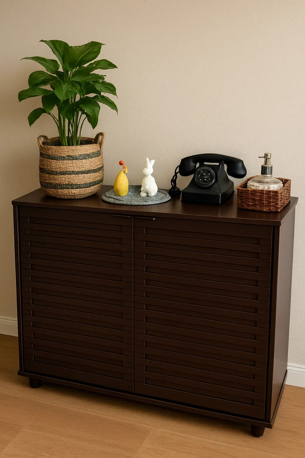 Alcantara Shoe Rack with Doors – MDF Storage in Pakistan
