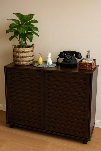 Alcantara Shoe Rack with Doors – MDF Storage in Pakistan