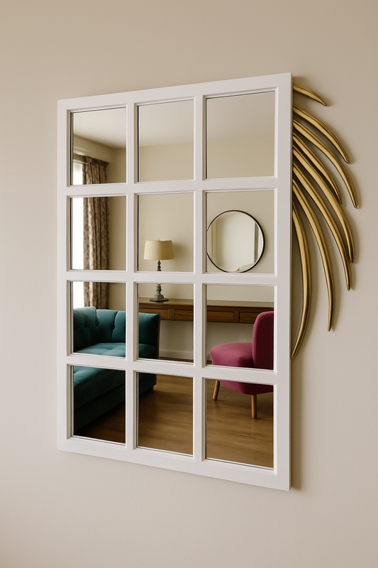 Alexi Mirror in Pakistan – Wooden Carved Luxury Wall Mirror