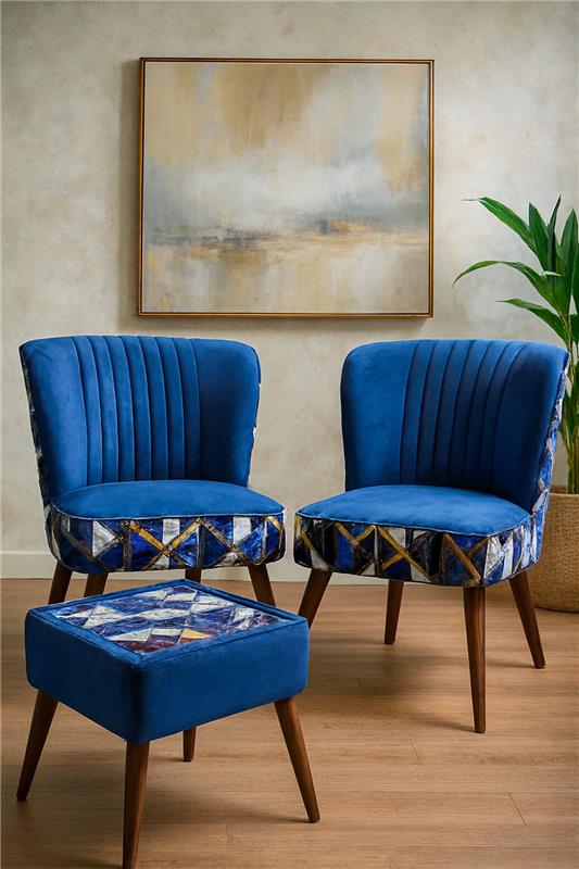 Allure Chair 008 with Table | Modern Accent Chair Pakistan