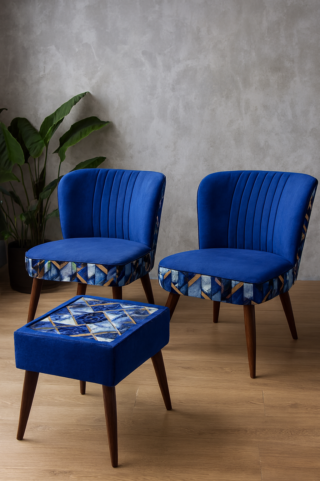 Allure Chair 008 with Table | Modern Accent Chair Pakistan