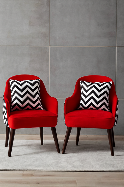 Allure Chair 011 Set with Table | Luxury Chair Set Pakistan