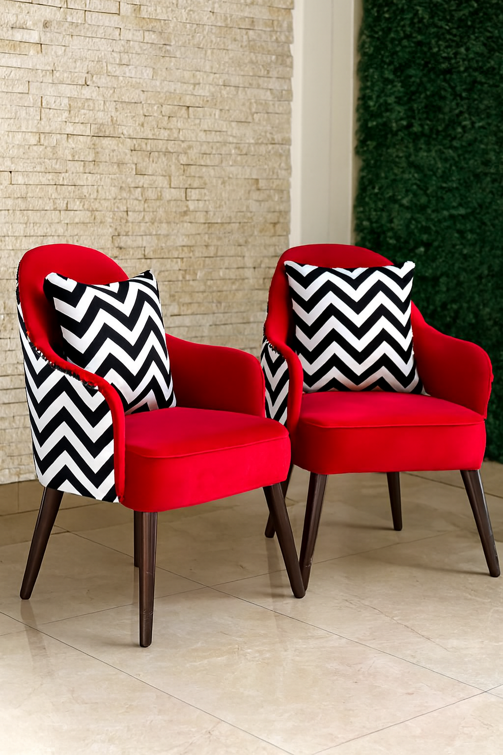 Allure Chair 011 Set with Table | Luxury Chair Set Pakistan