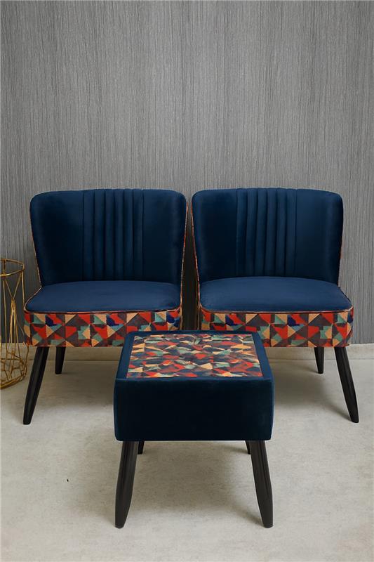 Allure Chair 016 with Table | Modern Wooden Chair Set