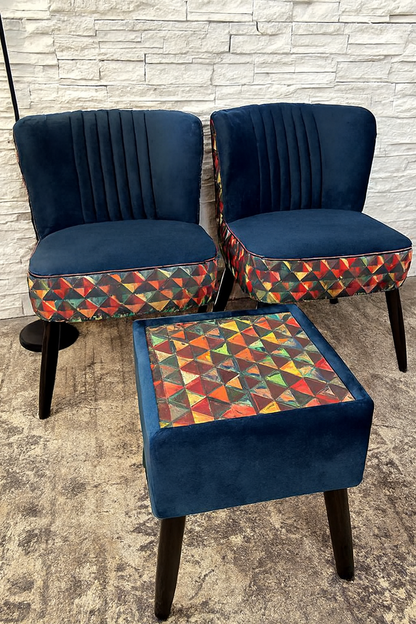 Allure Chair 016 with Table | Modern Wooden Chair Set