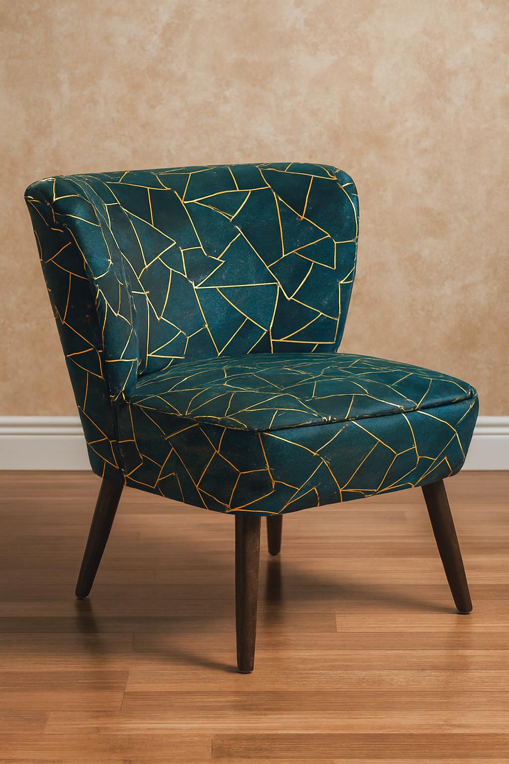 Allure Chair 019 with Table | Solid Wood Lounge Chair