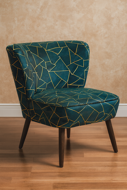 Allure Chair 019 with Table | Solid Wood Lounge Chair