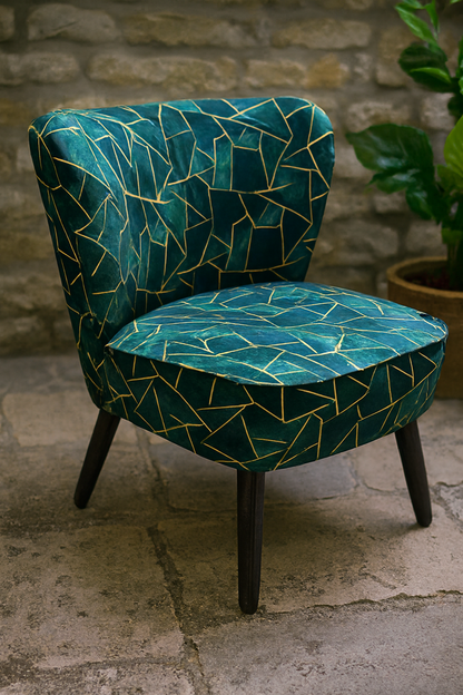 Allure Chair 019 with Table | Solid Wood Lounge Chair