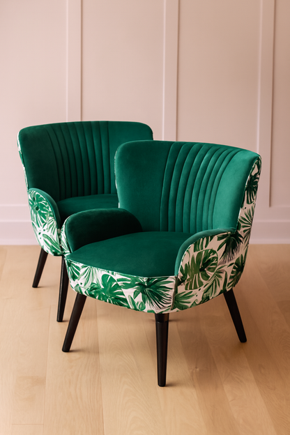 Allure Chair 020 with Table | Solid Wood Lounge Chair