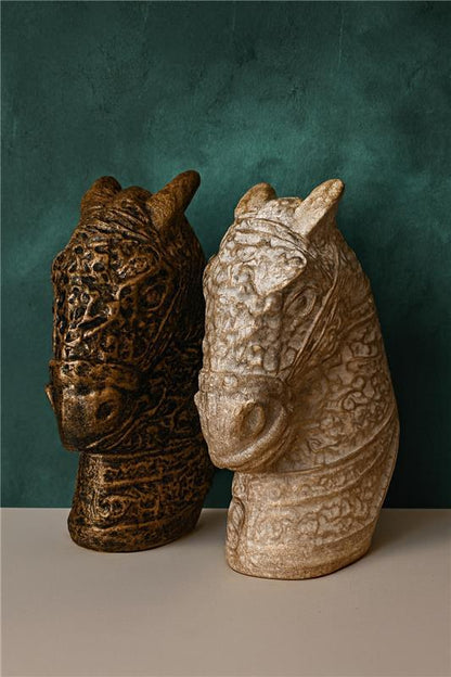 Ancient Horse Gold Decor Statue | Luxury Décor Pakistan