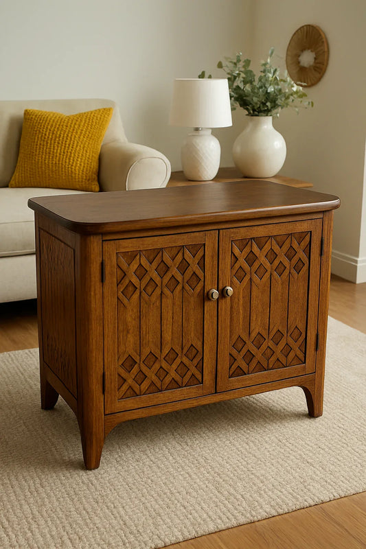 Antique Gold Chester – Elegant MDF & Wood Console