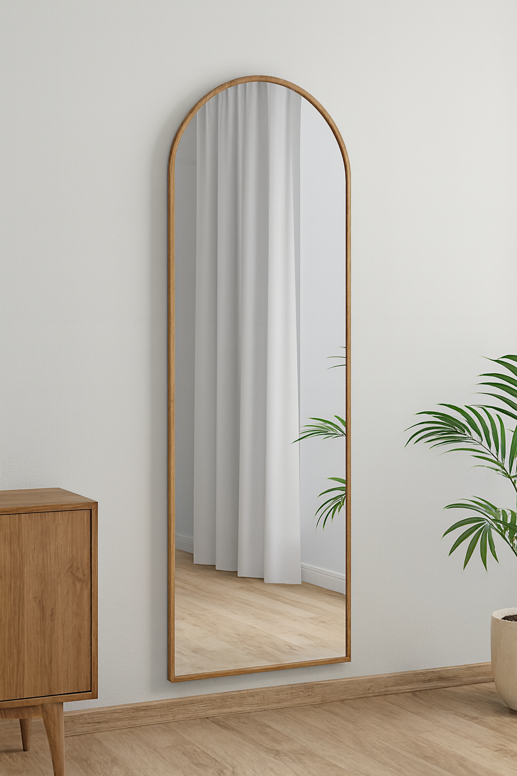 Archy Mirror in Pakistan – MDF Wall Mirror Modern Decor