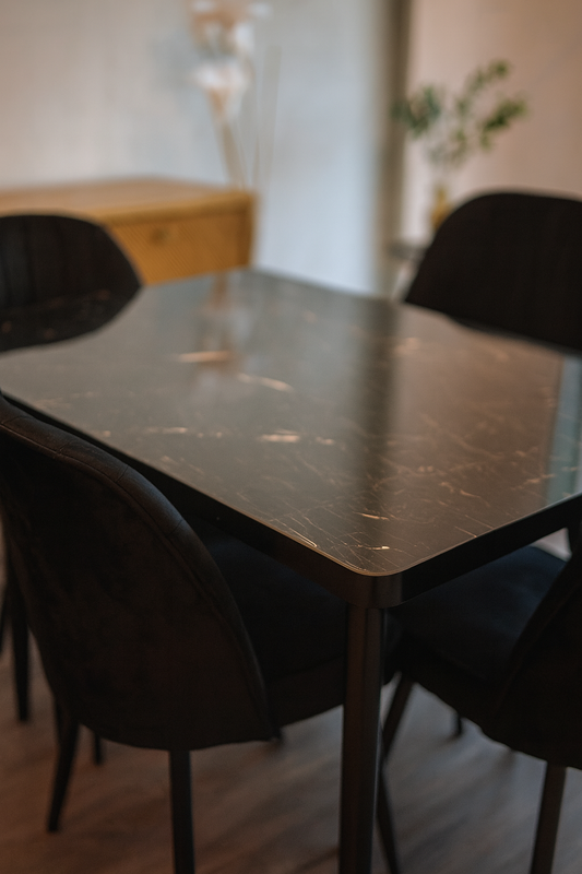 Artic Dining Table 4 Seater – Metal & UV Sheet Pakistan