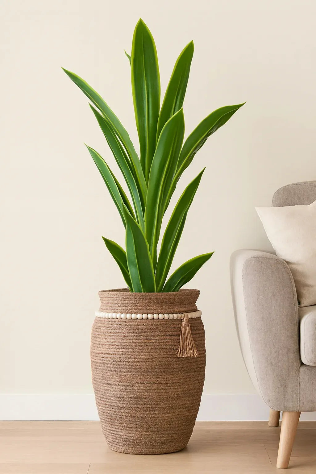 Artificial Plant with Jute Planter 19 | 4ft Indoor Plant