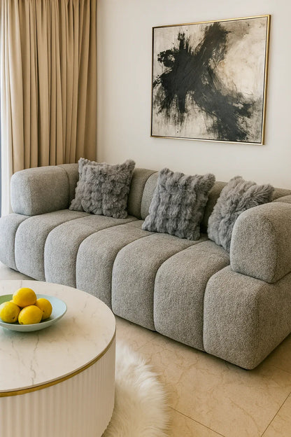 Asher Sofa in Pakistan – 3 Seater Solid Wood Sofa