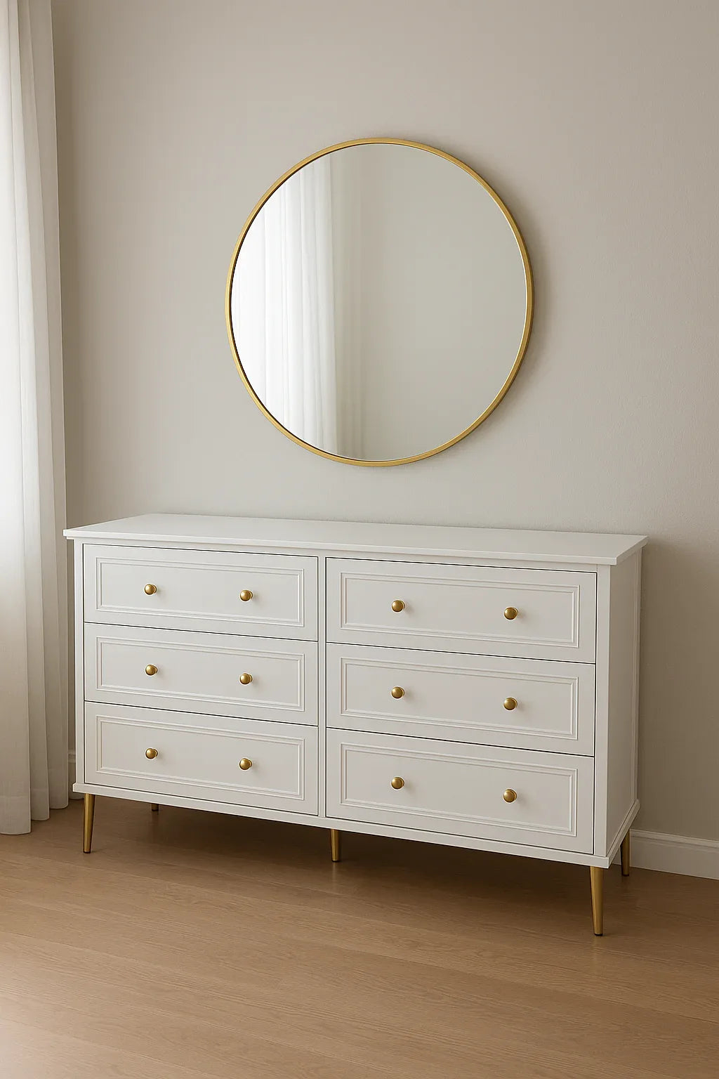 Atlas Side Board – Elegant Deco Paint Finish