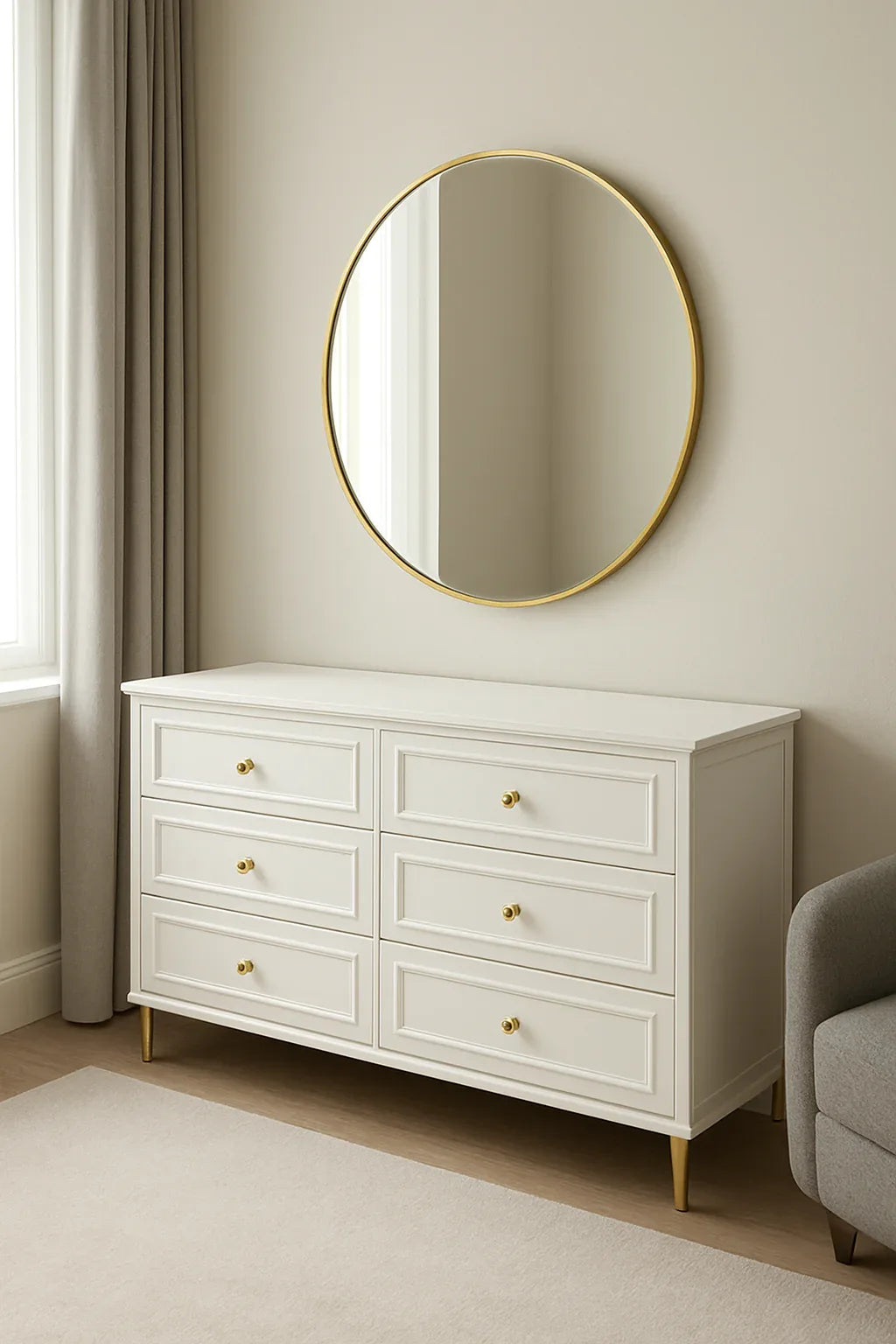 Atlas Side Board – Elegant Deco Paint Finish