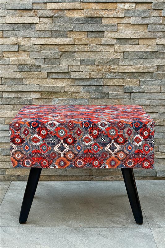 BJ Stool 10 | Fabric Accent Stool for Living Room