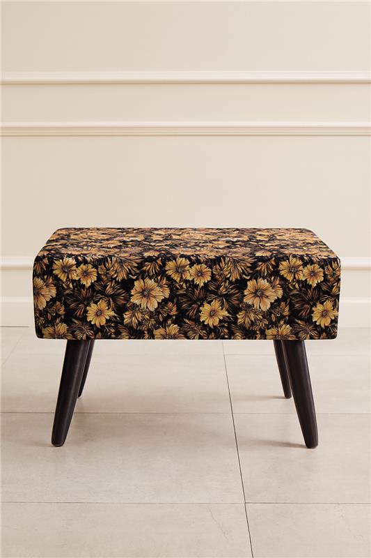 BJ Stool 19 | Premium Fabric Accent Stool
