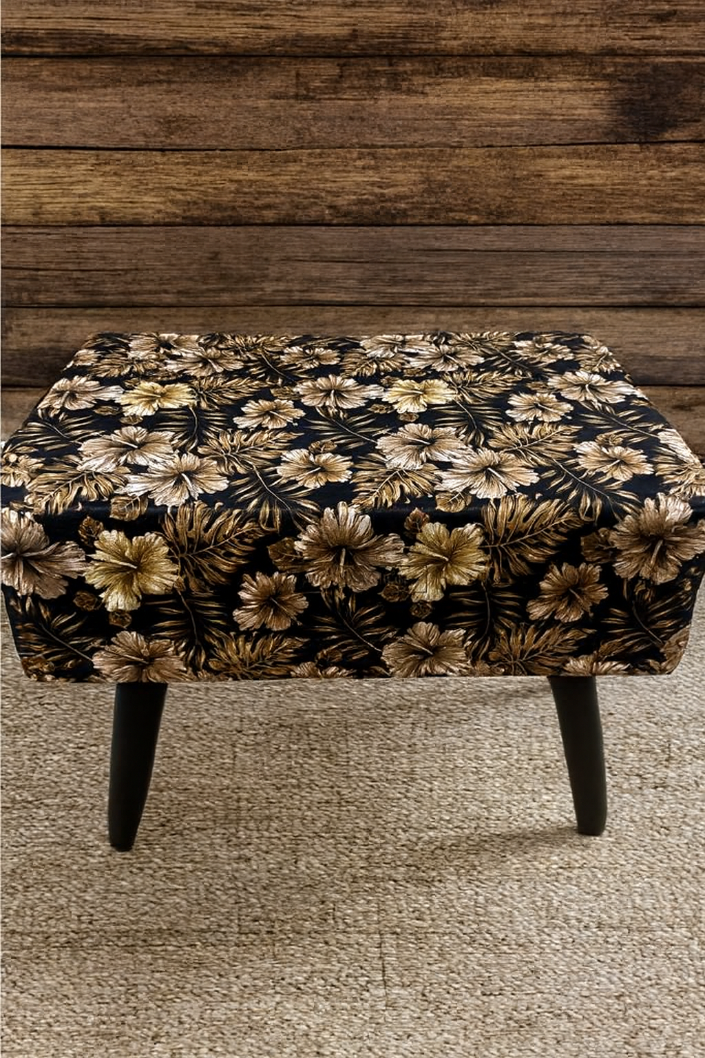 BJ Stool 19 | Premium Fabric Accent Stool