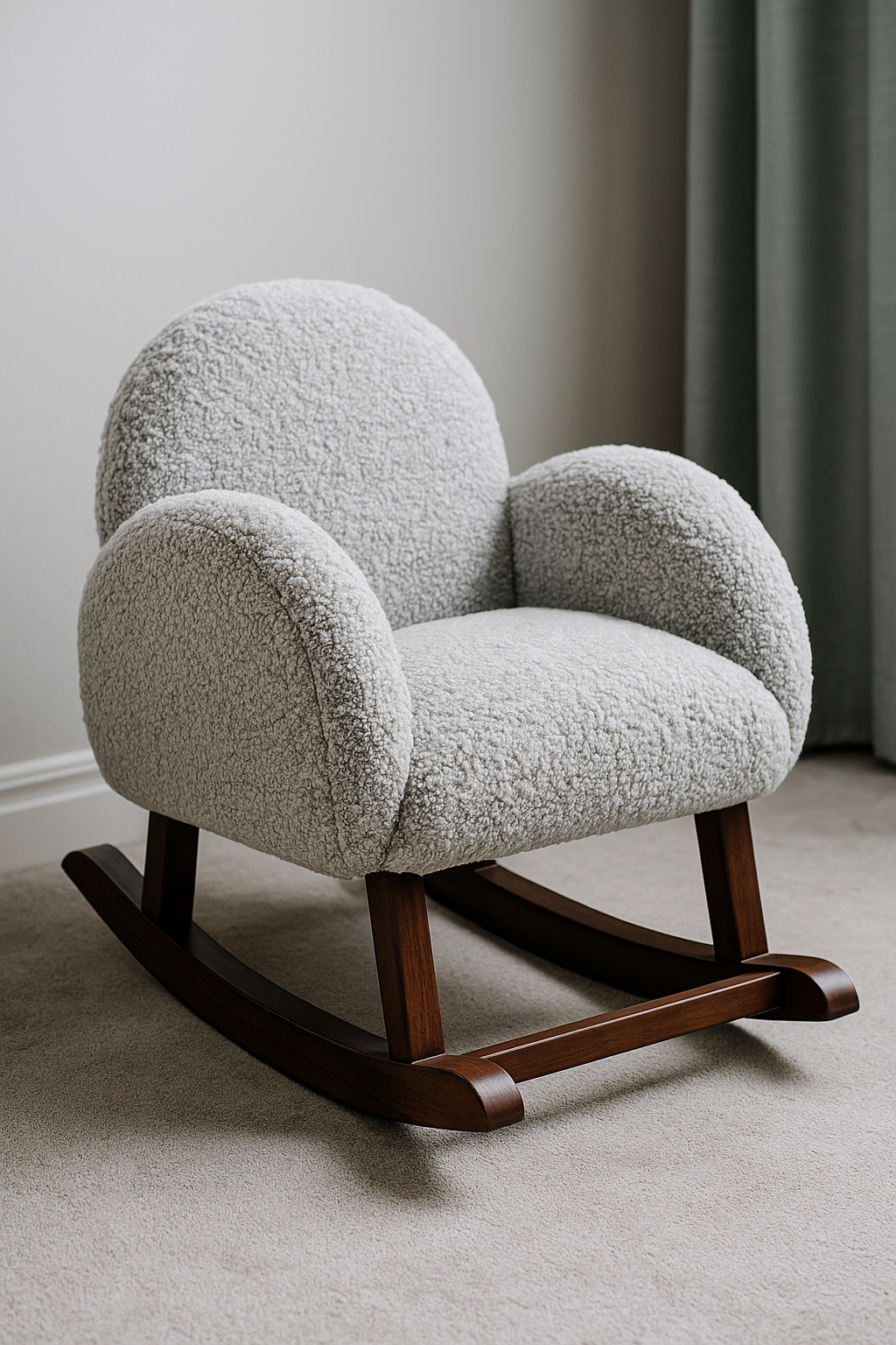 Baby Rocking Chair Grey – Boucle Rocker in Pakistan