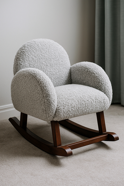 Baby Rocking Chair Grey – Boucle Rocker in Pakistan