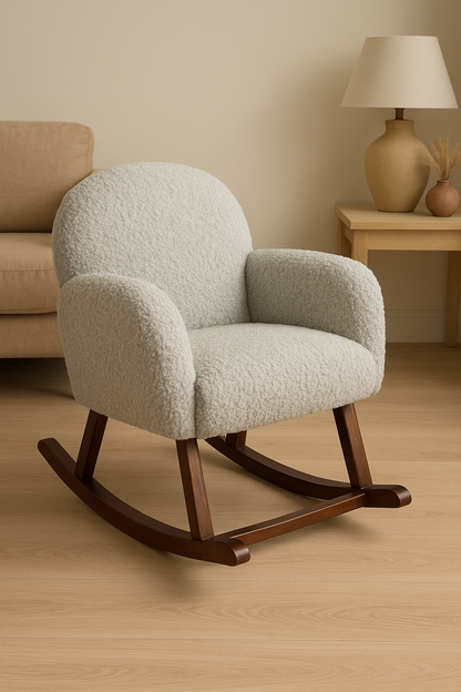 Baby Rocking Chair Grey – Boucle Rocker in Pakistan