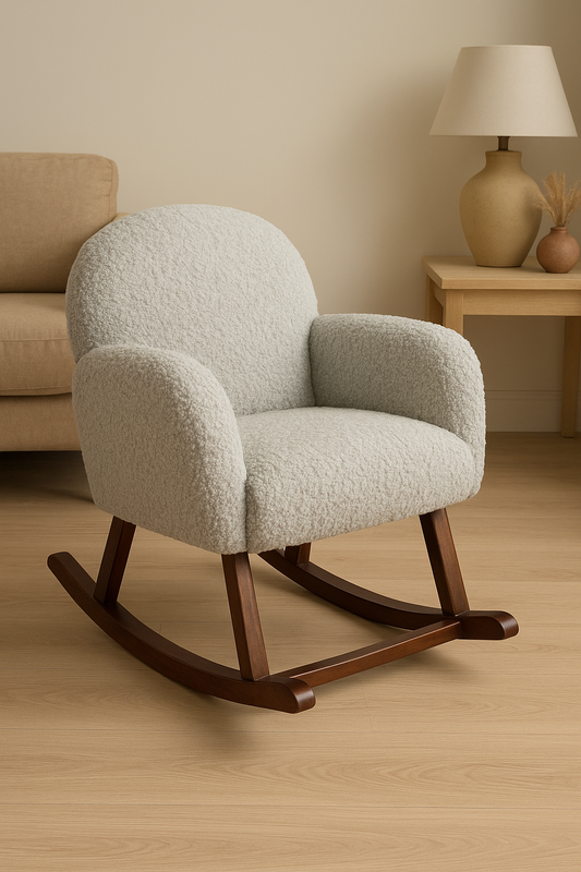 Baby Rocking Chair Grey – Boucle Rocker in Pakistan