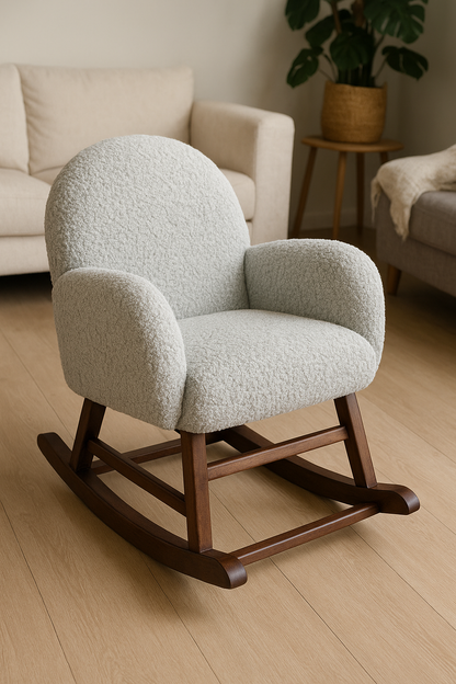 Baby Rocking Chair Grey – Boucle Rocker in Pakistan
