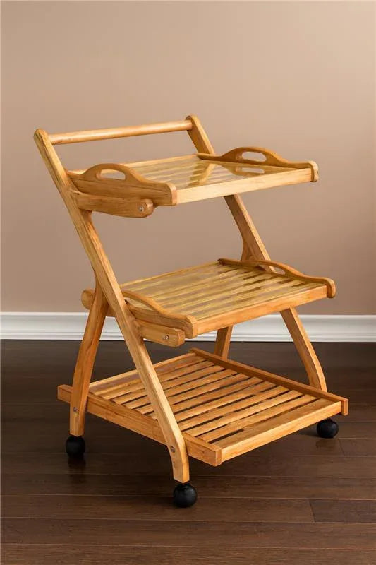 Beach Wood Trolley 03 in Pakistan – Imported Wood Design