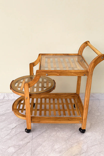 Beach Wood Trolley 04 in Pakistan – Imported Wood Design