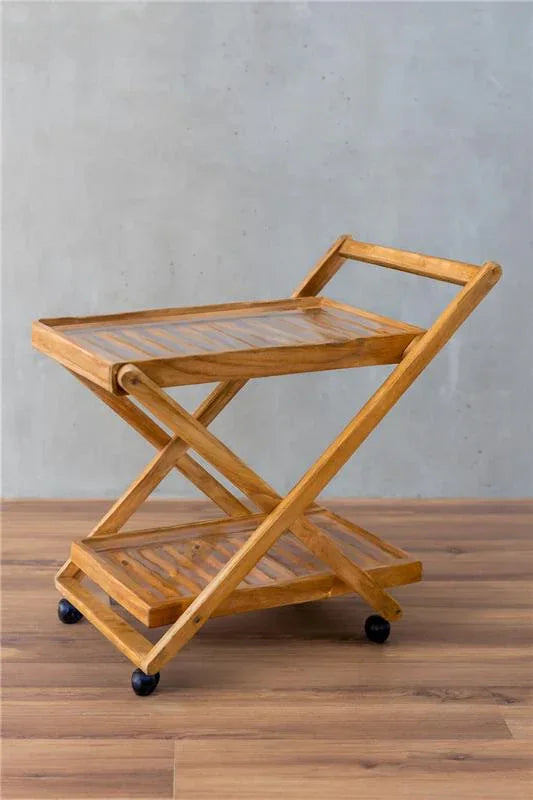 Beach Wood Trolley 05 in Pakistan – Imported Wood Design