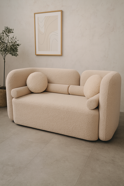 Beige Luxe Sofa in Pakistan – 2 & 3 Seater Comfort