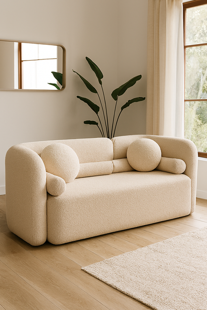 Beige Luxe Sofa in Pakistan – 2 & 3 Seater Comfort