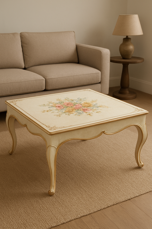 Bella Hand Painted Center Table – Victorian Style