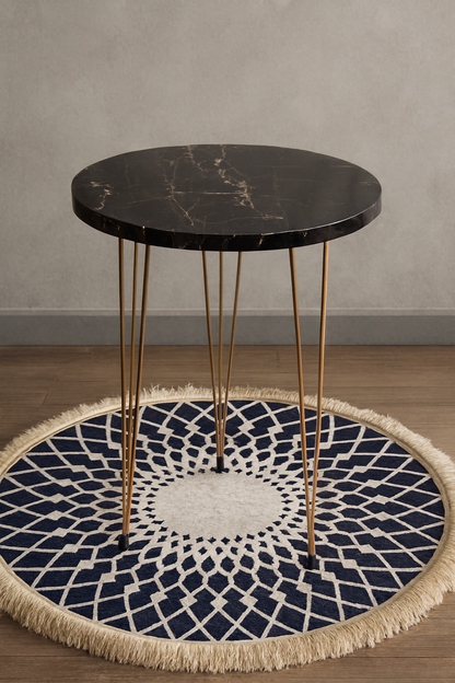 Black Gold Nesting Single Table in Pakistan – UV Top