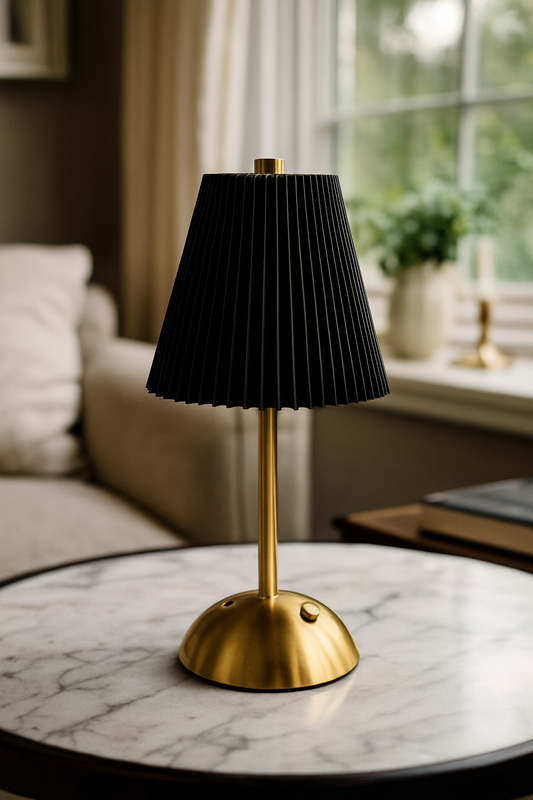 Black LED Rechargeable Lamp 01 – Touch Control LED