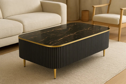 Black Mamba Coffee Table – MDF & UV Top Design