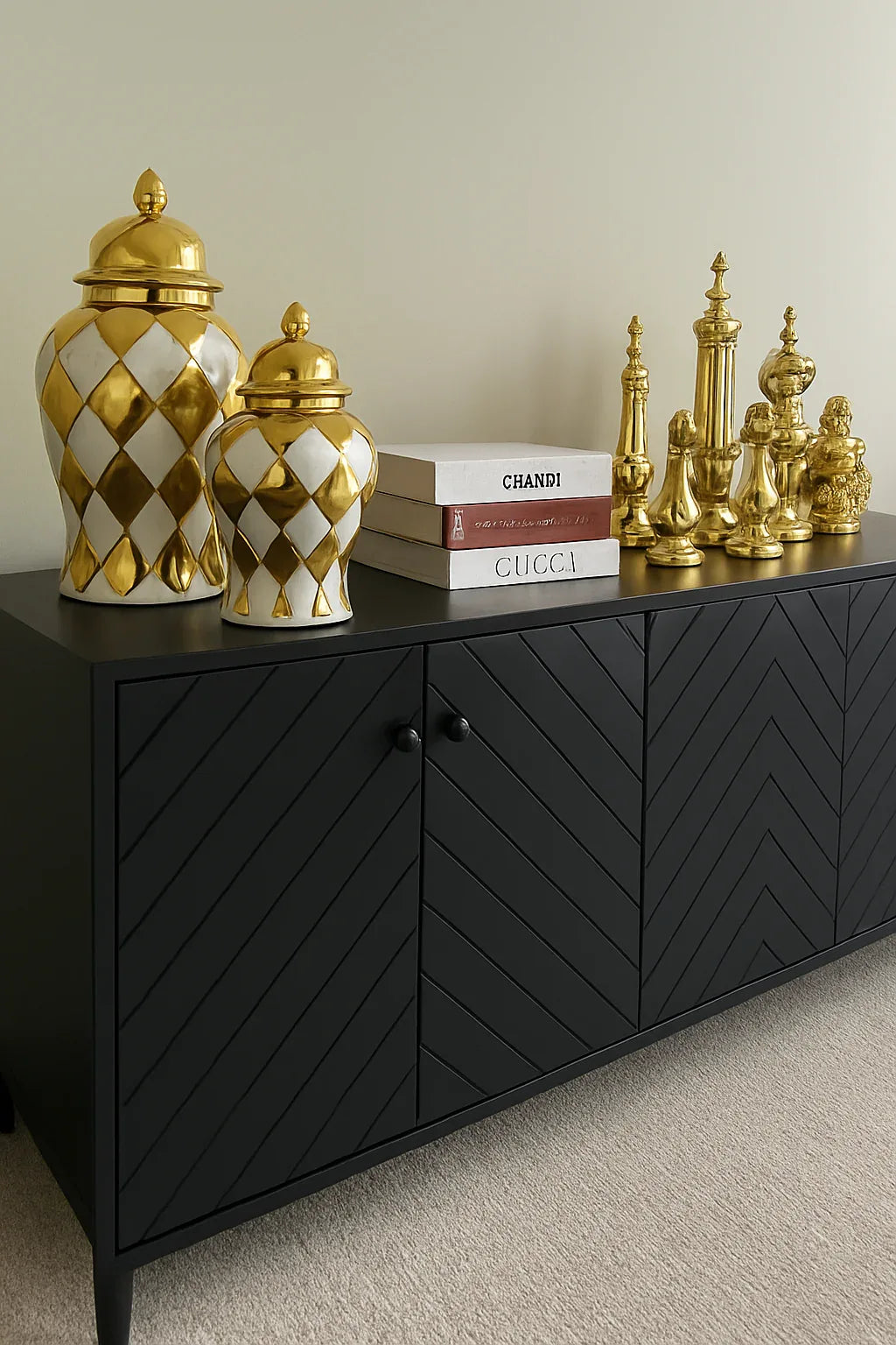 Blackout Side Board – High-End Deco Finish