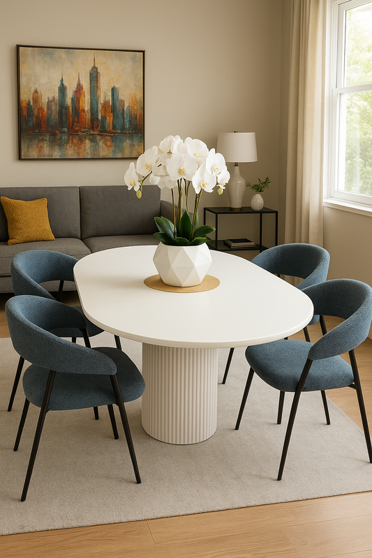 Blue Pearl Dining Table – 6 & 8 Seater Dining Set Pakistan