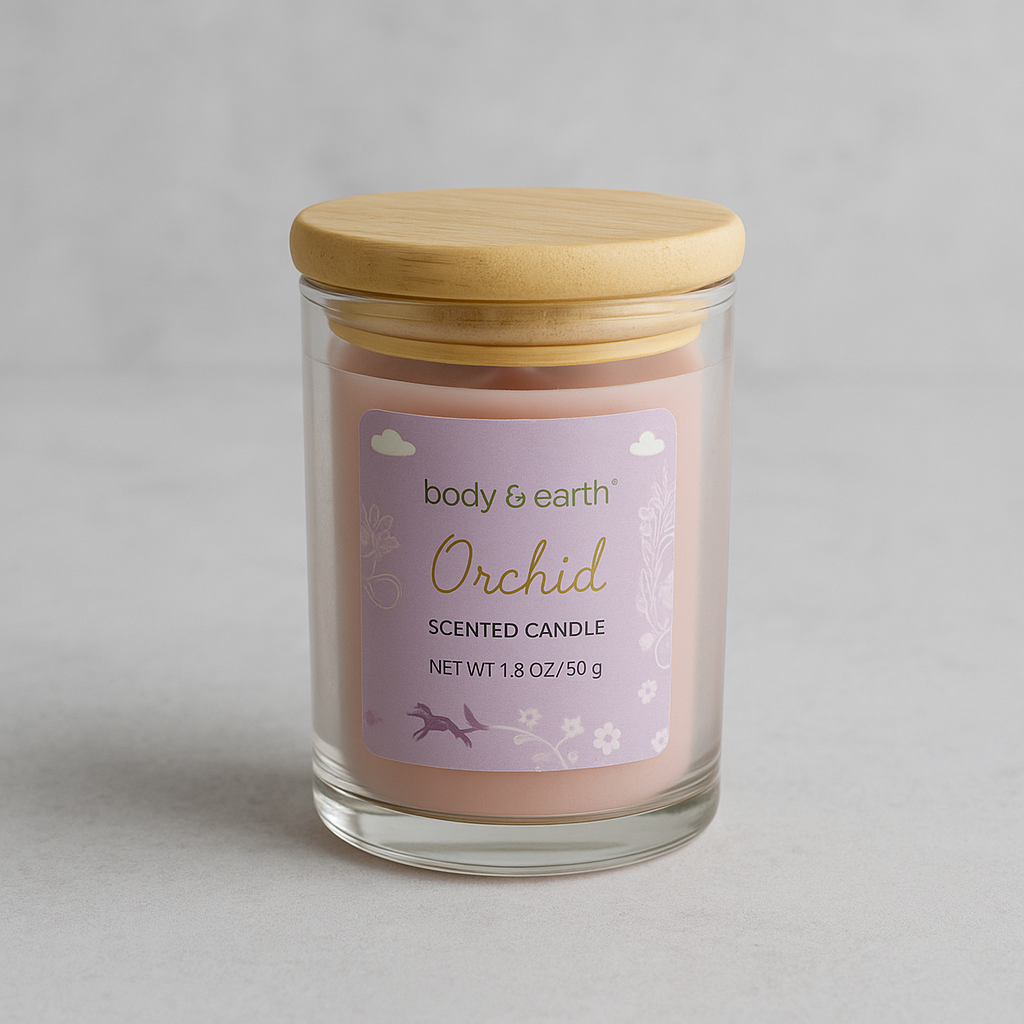 Body & Earth Scented Candle – Imported Premium Candle