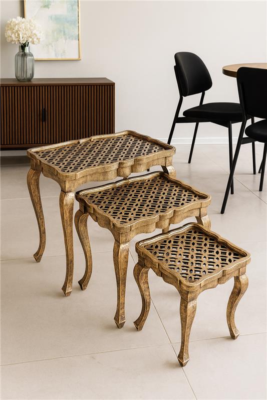 Brood Nesting Tables Set of 3 in Pakistan – Handprinted