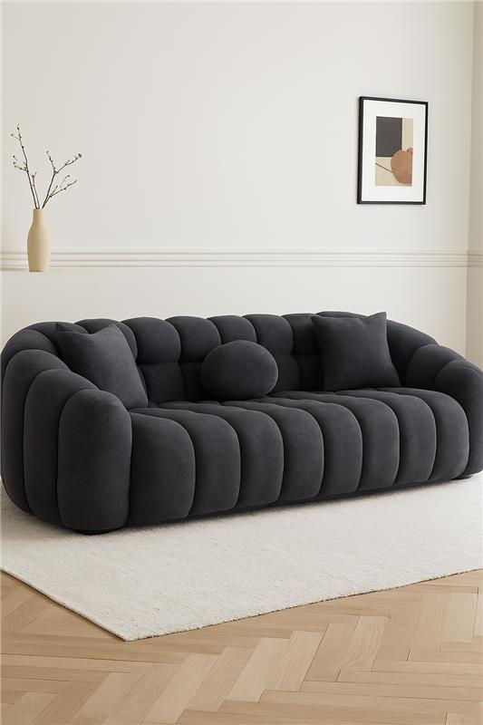 Bubble Sofa 02 in Pakistan – 3 Seater Boucle Comfort