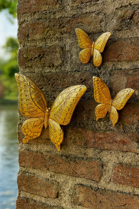 Butterfly Wall Hanging in Pakistan – Resin Decorative Set