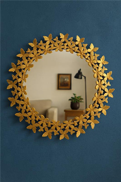 Butterfly Mirror in Pakistan – Metal Frame Wall Mirror